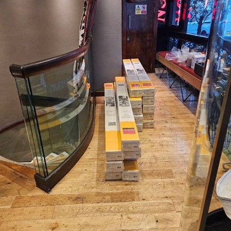 New wooded flooring arrived