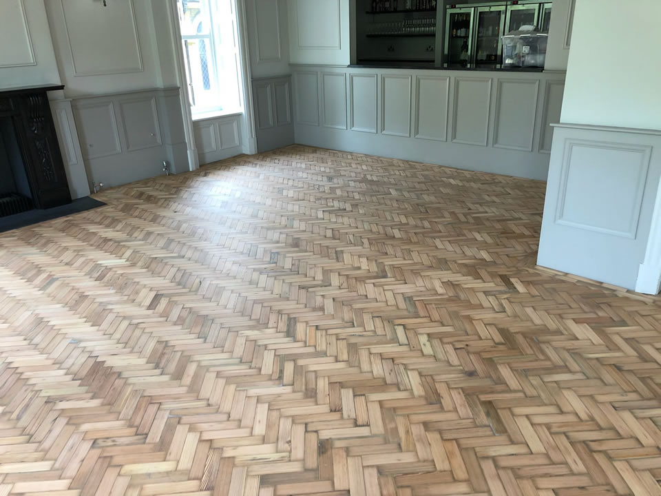 herringbone floor