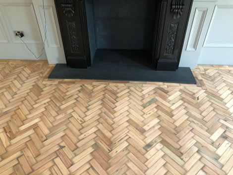 flooring around fireplace