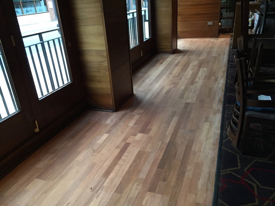 Bar floor refurbish