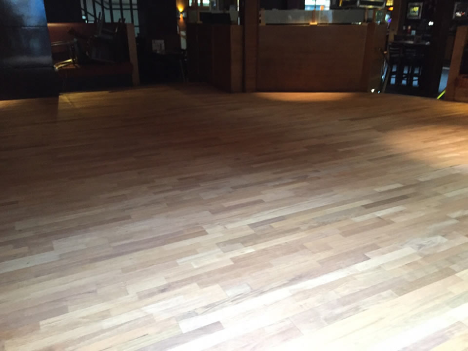 re-coating of pub floor