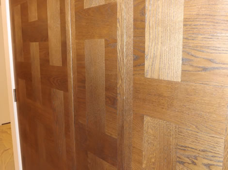 solid wood door construction