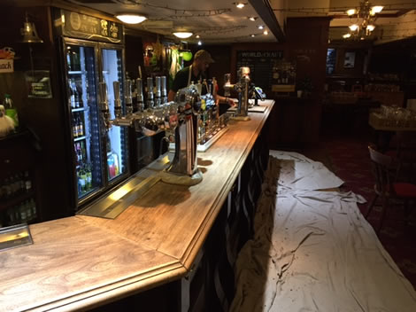pub sanding