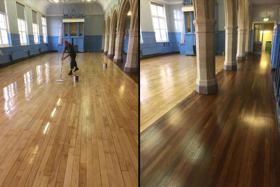 School floor coating