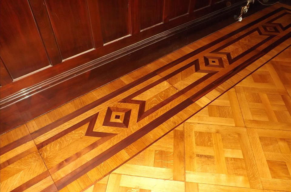 hardwood floor sanded