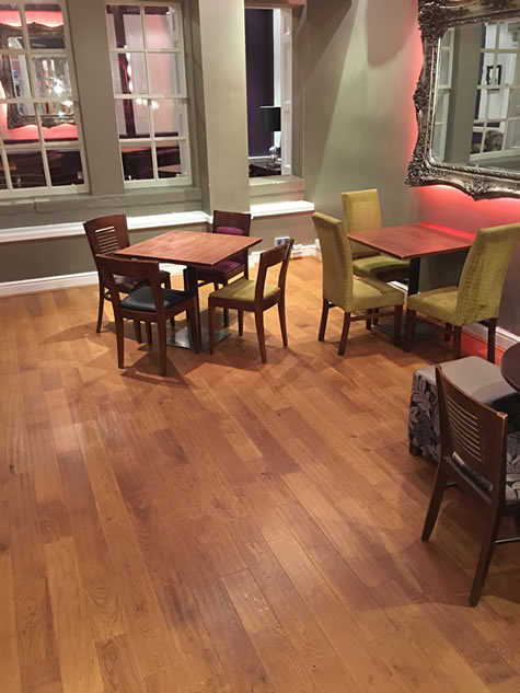 Finished & coated floor