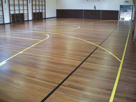 school hall - Line Marking