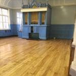 school hall floor Leicester