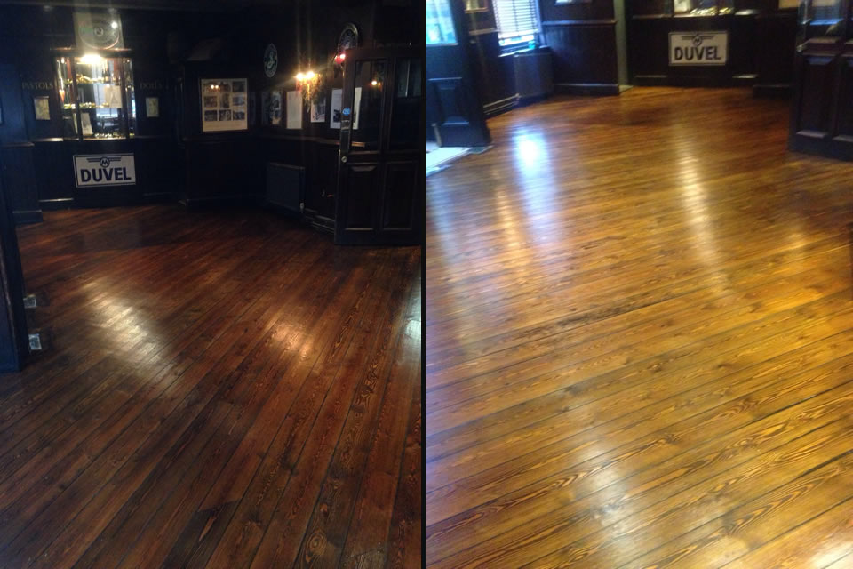 recoating of pub floor hammersmith